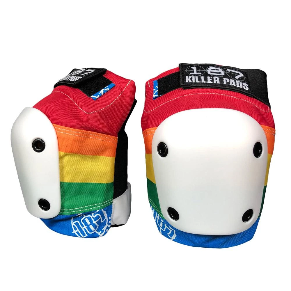 187 - Derby Slim Knee Pad - Rainbow 1 187 - Derby Slim Knee Pad - Rainbow