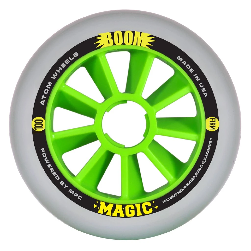 Atom Boom Magic Inline Speed Wheel - 100mm 1 Atom Boom Magic Inline Speed Wheel - 100mm