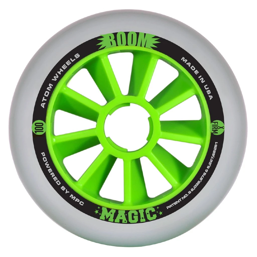 Atom Boom Magic Inline Speed Wheel - 100mm 2 Atom Boom Magic Inline Speed Wheel - 100mm - Image 2