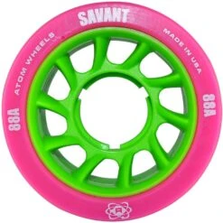 ATOM Savant Quad Wheel - (4 Pack) -Roller Skating Store Atom Savant 88a pink