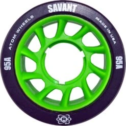 ATOM Savant Quad Wheel - (4 Pack) -Roller Skating Store Atom Savant 95a black