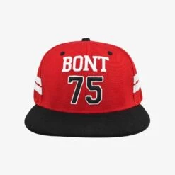 Bont 75 - Snapback Hat -Roller Skating Store Bont75SnapbackHat Red2