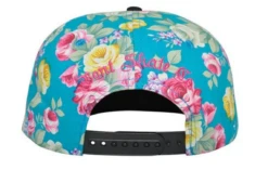 BONT Snapback Hat -Roller Skating Store BontCap TealFlower3