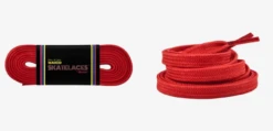 Bont Waxed Skate Laces - 8mm / 150cm (59") -Roller Skating Store BontLaces LikeIt sHotRed