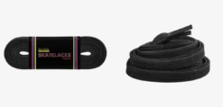 Bont Waxed Skate Laces - 8mm / 150cm (59") -Roller Skating Store BontLaces MidnightBlack