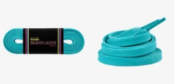 Bont Waxed Skate Laces - 8mm / 150cm (59") -Roller Skating Store BontLaces PoolPartyBlue