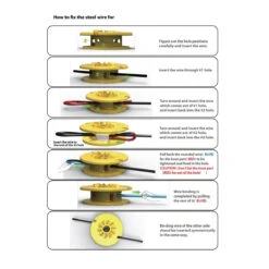 Cádomotus - Steel Wire Replacement Laces For Ci1 Inline Boots -Roller Skating Store Cadomotus SteelwirereplacementlacesforCi1inlineboots 3