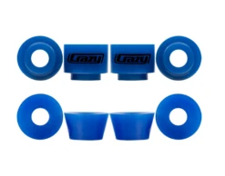 Crazy - Urethane Cushions (Set Of 4) -Roller Skating Store Crazy AgilityCushionSet Blue XFIRM95A