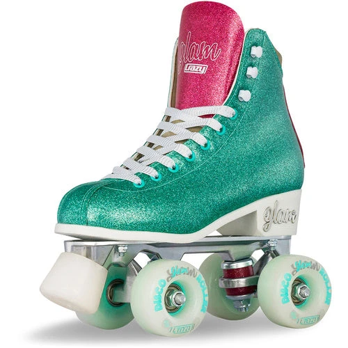 Crazy - Disco Glam - Retro Skates - Teal / Pink 1 Crazy - Disco Glam - Retro Skates - Teal / Pink