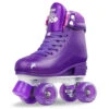 Crazy - Glitter Pop Adjustable Quad Skates - Purple