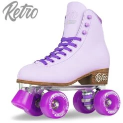 Crazy Retro Roller Skates - Adjustable -Roller Skating Store CrazyRetro Purple