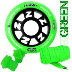 Crazy - Zoom Wheel Custom Colour Kit 9 Crazy - Zoom Wheel Custom Colour Kit -Roller Skating Store CrazyZoomCustomColour Green