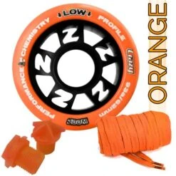 Crazy - Zoom Wheel Custom Colour Kit 8 Crazy - Zoom Wheel Custom Colour Kit -Roller Skating Store CrazyZoomCustomColour Orange
