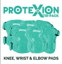 Crazy - ProteXion Kids - Tri Pack 29 Crazy - ProteXion Kids - Tri Pack -Roller Skating Store Crazy Tri pack Teal