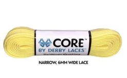 Derby Laces - CORE -Roller Skating Store DerbyCore YellowLemonLaces