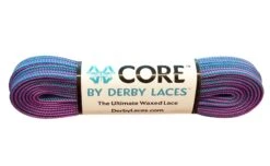 Derby Laces - CORE -Roller Skating Store DerbyLace Core PurpleTealStripe