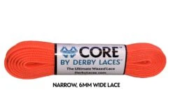 Derby Laces - CORE -Roller Skating Store DerbyLaces Core FluoroOrange