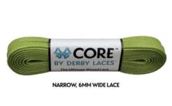 Derby Laces - CORE -Roller Skating Store DerbyLaces Core OliveGreen