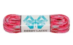 Derby Laces - Ultimate Waxed Laces -Roller Skating Store DerbyLaces Waxed PinkCamouflage