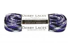 Derby Laces - Ultimate Waxed Laces -Roller Skating Store DerbyLaces Waxed PurpleCamouflage