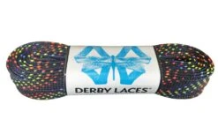 Derby Laces - Ultimate Waxed Laces -Roller Skating Store DerbyLaces Waxed Rainbow