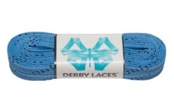 Derby Laces - Ultimate Waxed Laces -Roller Skating Store DerbyLaces Waxed SkyBlue