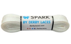 Derby Lace - Spark -Roller Skating Store DerbyLaces Spark MetallicWhite