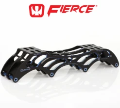 Fierce Inline Speed Frame - Two Tone - 4x100 (305mm) -Roller Skating Store Fierce2 tone 4x100 305mm Black Blue