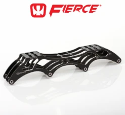 Fierce Inline Speed Frame - Two Tone - HiLo - 3x110 / 1x100 -Roller Skating Store Fierce 7.4 twotone Black Gunsmoke Hilo