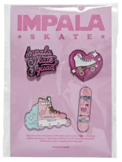 Impala - 4 Pack Enamel Pin Set -Roller Skating Store Impala Pins 1