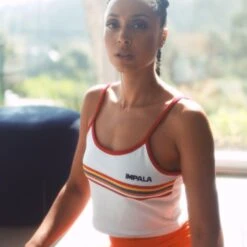 Impala Skate - Cropped Stripe Singlet -Roller Skating Store ImpalaCroppedSingelt