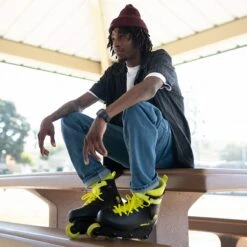 Impala - Lightspeed Inline Skate - Black / Fluoro -Roller Skating Store ImpalaLightspeed Black Fluoro6