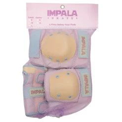 Impala Protective Set - Adult - (Pastel Block) -Roller Skating Store ImpalaPads PastelBlock 4