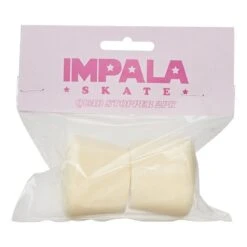 Impala - 2 Pack Stoppers - Red / Pink / Aqua / Holographic Glitter / Pastel Yellow / Rose Gold -Roller Skating Store ImpalaToeStop PastelYellow