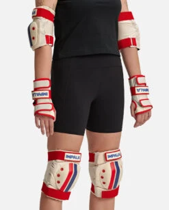 Impala Protective Set - Adult - (Vintage Stripe) -Roller Skating Store Impala VintageStripePads 5