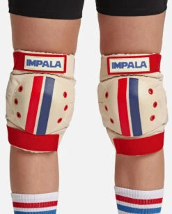 Impala Protective Set - Adult - (Vintage Stripe) -Roller Skating Store Impala VintageStripePads 7