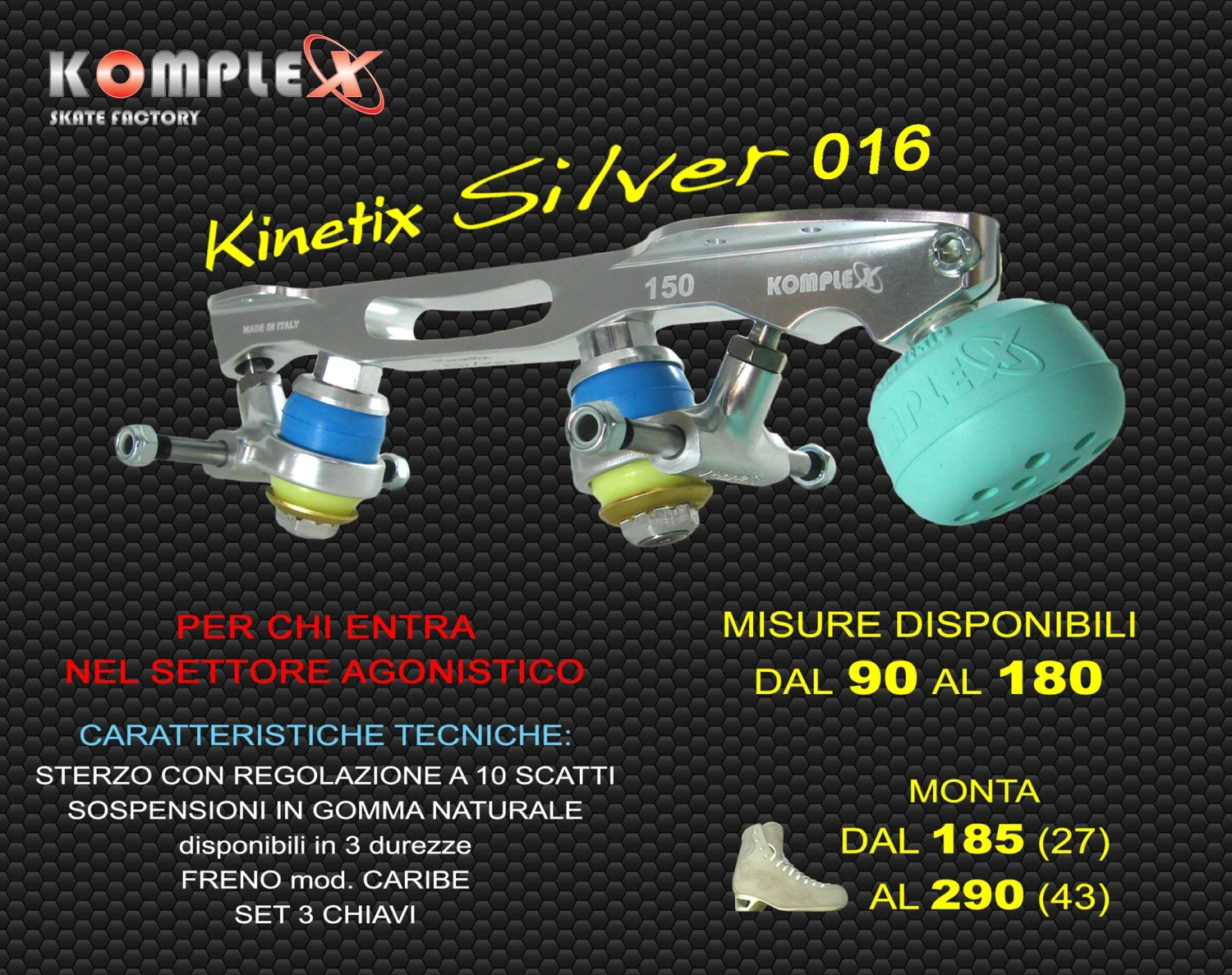 Komplex - Silver 016 - Quad Skate Frame 2 Komplex - Silver 016 - Quad Skate Frame - Image 2