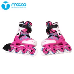 Macco - Kids Adjustable Inline Skates -Roller Skating Store Macco 906S Pink 3