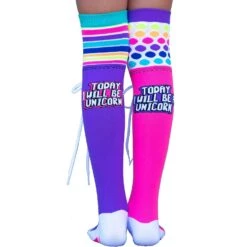 Madmia - Today I Am A Unicorn Socks (with Laces) -Roller Skating Store Madmia i am a unicorn 3