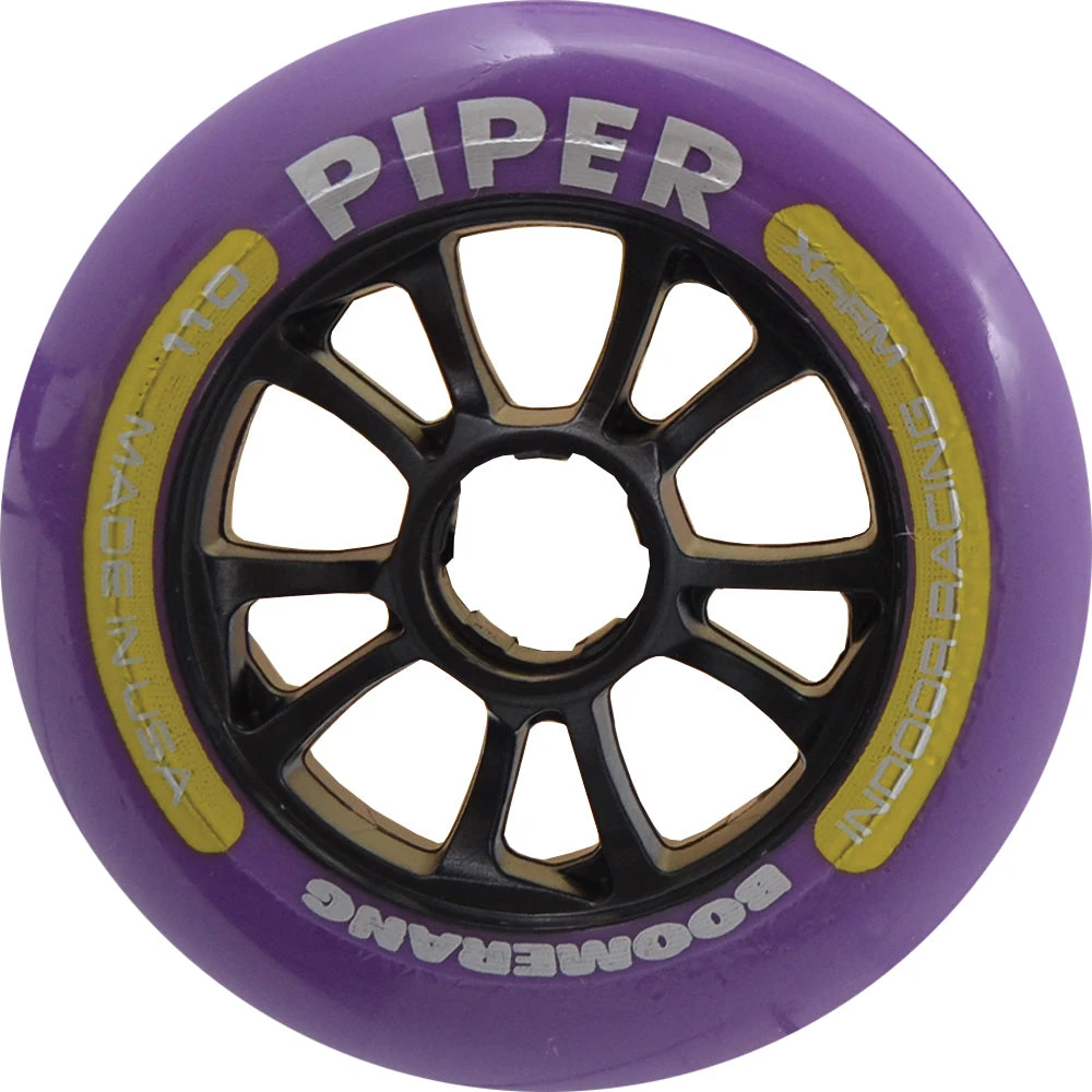 Piper - Boomerang - Indoor Inline Speed Wheels - 110mm / 100mm 1 Piper - Boomerang - Indoor Inline Speed Wheels - 110mm / 100mm