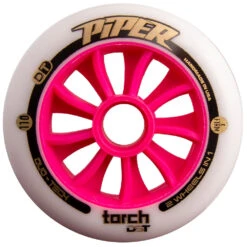 Piper - Torch - Outdoor Inline Speed Wheels - 110mm (Track / Road) - XRP -Roller Skating Store Piper Torch DST XFirm 110 Pink