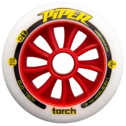 Piper - Torch - Outdoor Inline Speed Wheels - 110mm (Track / Road) 9 Piper - Torch - Outdoor Inline Speed Wheels - 110mm (Track / Road) -Roller Skating Store Piper Torch XFirm 110 Face