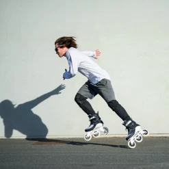 Powerslide SWELL 110 Black & White -Roller Skating Store PowerslideSwell110black life