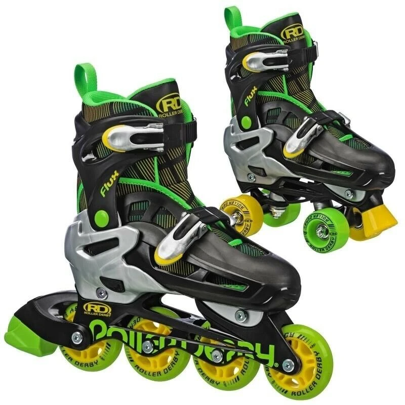 RDS Flux - 2 In 1 - Inline Or Quad Adjustable Skate (Boys) 2 RDS Flux - 2 In 1 - Inline Or Quad Adjustable Skate (Boys) - Image 2