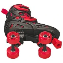 RDS Trac Star - Adjustable Kids Roller Skates -Roller Skating Store RDSTracStar Black Red 3