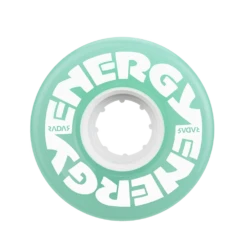 Radar Energy - Quad Skate Wheels -Roller Skating Store Radar Energy 57 Aqua Face