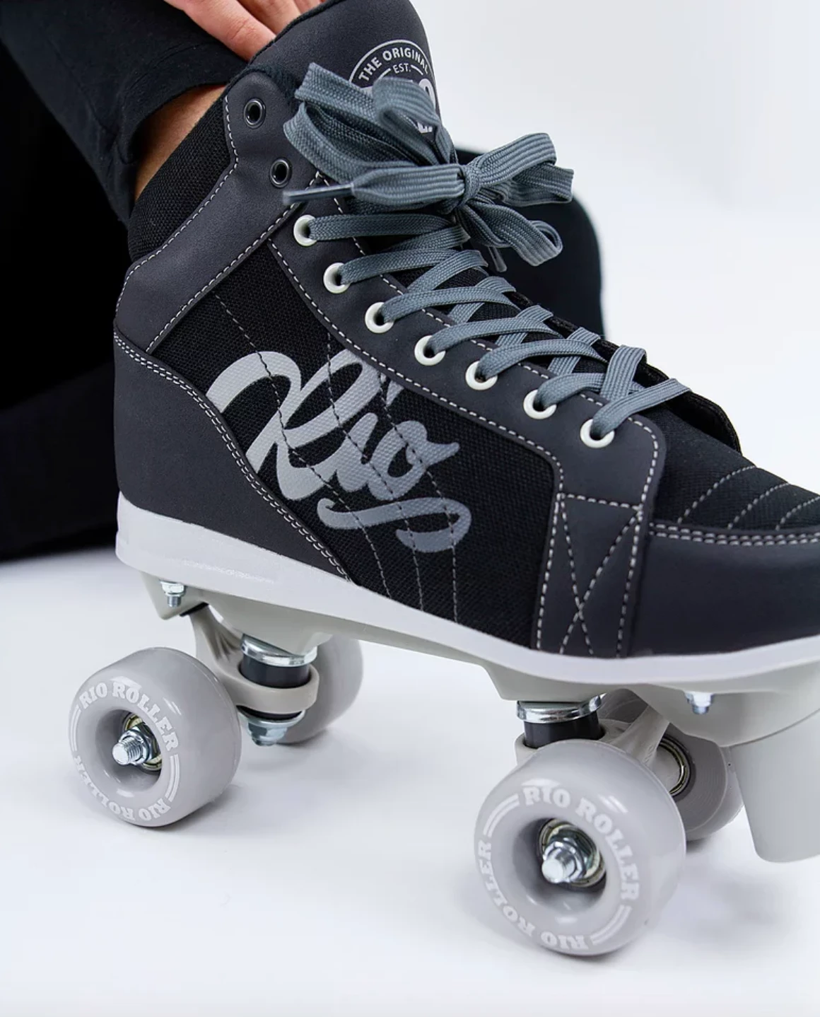 Rio Roller - Lumina Skates - (Black / Grey) 1 Rio Roller - Lumina Skates - (Black / Grey)