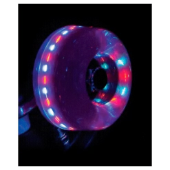 Rio Roller - Light-Up Wheels (4-pack) - Pink Glitter 5 Rio Roller - Light-Up Wheels (4-pack) - Pink Glitter -Roller Skating Store RioRollerLightupwheels PinkGlitter 2