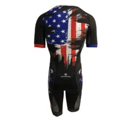 Roadstar - USA Flag Aero Pro Skinsuit -Roller Skating Store Roadstar USSkinsuit RacingFit2