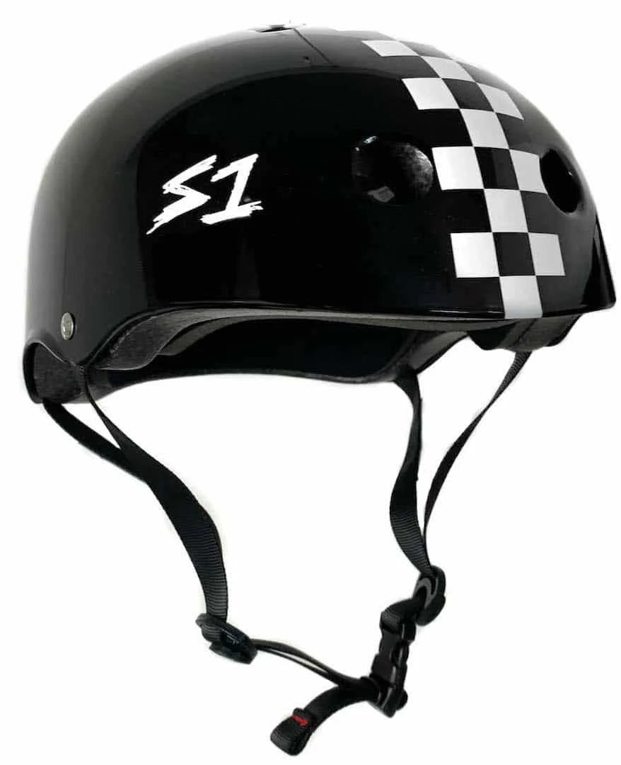 S-One Lifer Helmet - Matte Black / White Checkers 1 S-One Lifer Helmet - Matte Black / White Checkers